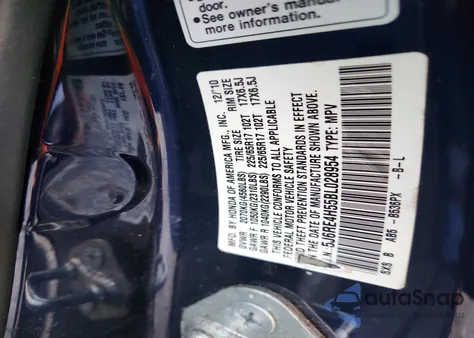 2011 Honda Cr-V Ex z USA, uszkodzony, nr VIN 5J6RE4H55BL028954